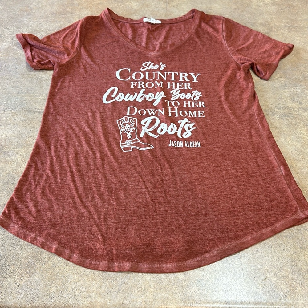 Women’s Maurices, Jason Aldean T-shirt size small